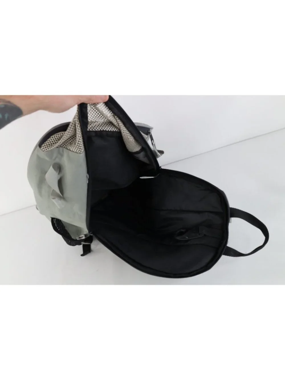 Vintage Franklin x MLB Baseball Distressed Travel Bat Holder Backpack Bag Gray